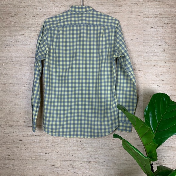 J.Crew Light Weight Tailored Check Button Down - Picture 2 of 8